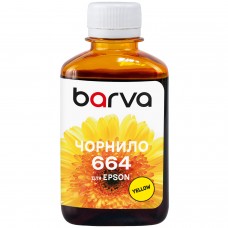 Чорнило Barva Epson 664, Yellow, 180 мл, водорозчинне (L100-405)
