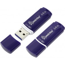 USB 3.0 Flash Drive 64Gb Smartbuy Crown Blue / SB64GBCRW-Bl