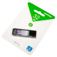 USB 3.0 Flash Drive 32Gb Smartbuy Glossy series Dark Grey / SB32GBGS-DG