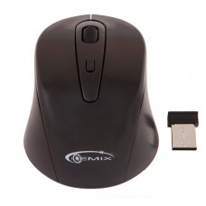 Миша Gemix GM520 1200 DPI бездротова, Black, Міні-USB ресивер