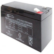 Батарея для ДБЖ 12В 9Ач Gemix LP12-9.0, AGM, 94х65х151 мм