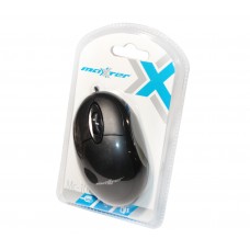 Миша Maxxter Mc-107BK міні-миша оптична, USB, Black