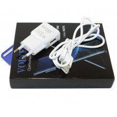Сетевое зарядное устройство Voltex, White, 1xUSB, 2A, кабель USB <-> microUSB (ETA-U90EWE)