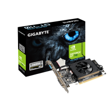 Видеокарта GeForce GT710, Gigabyte, 2Gb GDDR3, 64-bit (GV-N710D3-2GL)