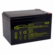 Батарея для ДБЖ 12В 12Ач Gemix LP12-12 151х98х95 мм (LP1212)