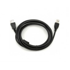 Кабель-удлинитель USB 1.5 м Atcom Black, ферритовый фильтр (17206)
