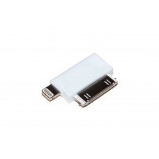 Перехідник micro USB - Lightning + iPhone 4 Continent White (ADP-3001WT)