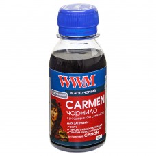 Чорнило WWM Canon CARMEN, Black, 100 мл, водорозчинне, універсальне (CU/B-2)