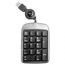 Клавиатура A4tech TK-5, Grey+Black, USB