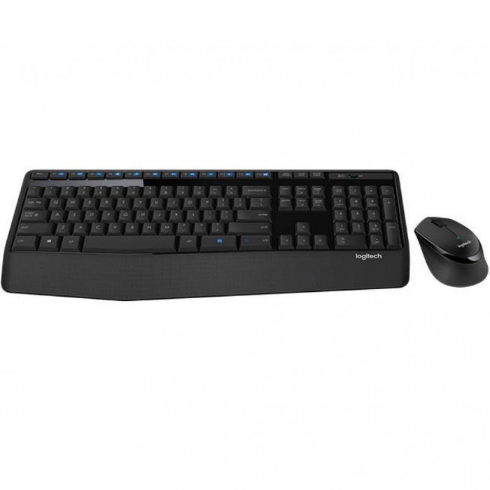 Комплект бездротовий Logitech MK345 Combo, Black, клавіатура + миша (920-008534)
