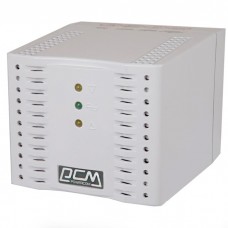 Стабілізатор Powercom TCA-3000 (белый) ступенчатый, 1500Вт, вход 220В+/-20%, выход 220V +/- 7%