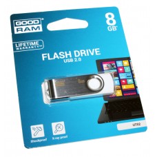 USB Flash Drive 8Gb Goodram Twister White / 18/9Mbps / UTS2-0080W0R11