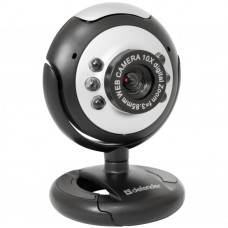 Web камера Defender C-110, Black/Gray, 0.3 Mp, 640x480, мікрофон, ручний фокус (63110)