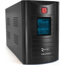 ИБП Ritar RTM1200 (720W) Proxima-D, LED, AVR, 4st, 3xSCHUKO socket, 2x12V9Ah, metal Case 350х120