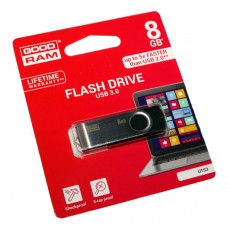 USB 3.0 Flash Drive 8Gb Goodram Twister, Black (UTS3-0080K0R11)