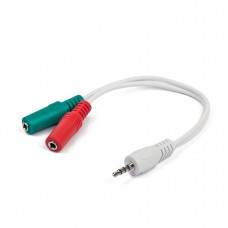 Переходник звуковой Cablexpert 3.5мм 4-pin М/F 3.5 мм + микрофон 