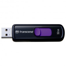 USB Flash Drive 32Gb Transcend 500 Black-Purple / 21/10Mbps / TS32GJF500