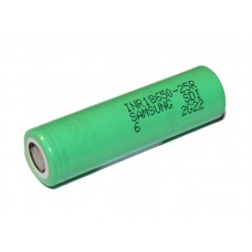 Акумулятор 18650, 2500 mAh, Samsung, 1 шт, Li-Ion, 20A, 4.2/3.6/2.5V (INR18650-25R)
