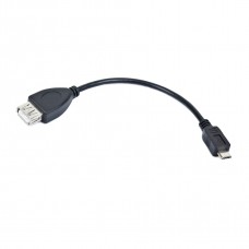 Кабель USB - micro USB 0.15 м Cablexpert Black, AF/Micro BM, удлинитель (A-OTG-AFBM-001)