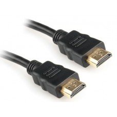 Кабель HDMI - HDMI 0.5 м Cablexpert Black, V2.0, позолочені конектори (CC-HDMI4-0.5M)