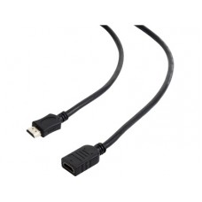 Подовжувач HDMI - HDMI 1.8 м Cablexpert Black, V2.0, позолочені конектори (CC-HDMI4X-6)