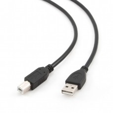 Кабель USB - USB BM 3 м Cablexpert Black (CCP-USB2-AMBM-10)