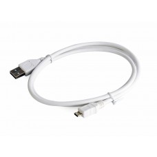 Кабель USB - micro USB 0.5 м Cablexpert White, премиум (CCP-mUSB2-AMBM-W-0.5M)