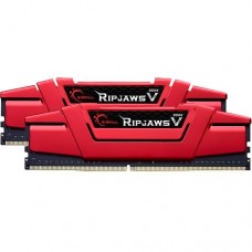 Память 16Gb x 2 (32Gb Kit) DDR4, 2400 MHz, G.Skill Ripjaws V, Red (F4-2400C15D-32GVR)