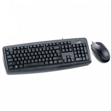 Комплект Genius KM-130, Black, Optical, USB, клавиатура+мышь