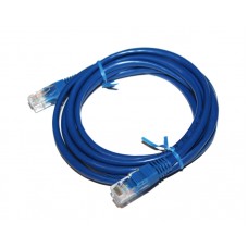 Патч-корд 2 м, UTP, Blue, Cablexpert, литий, RJ45, кат.5е (PP12-2M/B)