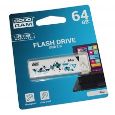 USB Flash Drive 64Gb Goodram Cl!ck White / UCL2-0640W0R11