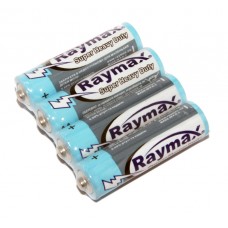 Батарейка AA (R6), солевая, Raymax, 4 шт, 1.5V, Shrink