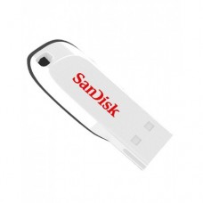 USB Flash Drive 16Gb SanDisk Cruzer Blade, White (SDCZ50C-016G-B35W)