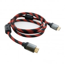 Кабель HDMI - HDMI 1.5 м Extradigital Black/Red, V2.0, позолочені конектори (KBH1633)
