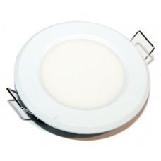 Світильник стельовий круглий Global LED SPN 3W (20Вт), 4100K (яскраве світло), 220V, White, IP20, 1-SPN-002