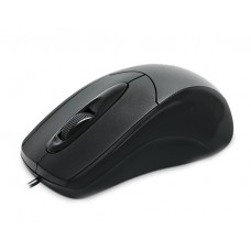 Миша REAL-EL RM-207, Black, USB, оптична, 1000 dpi, 2 кнопки, 1,2 м