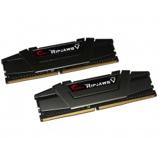 Память 8Gb x 2 (16Gb Kit) DDR4, 3000 MHz, G.Skill Ripjaws V, Black (F4-3000C15D-16GVGB)