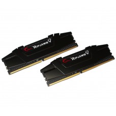 Пам'ять 8Gb x 2 (16Gb Kit) DDR4, 3200 MHz, G.Skill Ripjaws V, Black (F4-3200C16D-16GVKB)