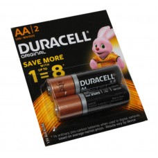 Батарейка AA (LR6), лужна, Duracell, 2 шт, 1.5V, Blister
