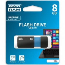 USB Flash Drive 8Gb Goodram SL!DE Black / 16/9Mbps / USL2-0080K0R11