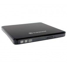 Зовнішній оптичний привід Transcend, Black, DVD+/-RW, Ultra Slim, USB 2.0 (TS8XDVDS-K)
