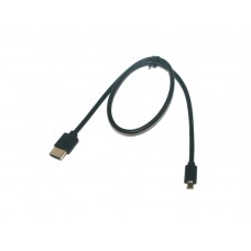Кабель micro HDMI - HDMI 0.5 м Extradigital Black, V2.0, позолочені конектори (KBD1678)