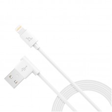 Кабель USB <-> Lightning, Hoco L Shape Lightning 2.1A UPL11, 1.2м, White