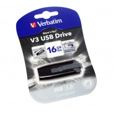 USB 3.0 Flash Drive 16Gb Verbatim SuperSpeed V3 Grey / 49172