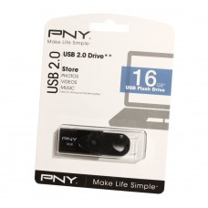 USB Flash Drive 16Gb PNY Attache 4, Black (AFD16GATT4-EF)