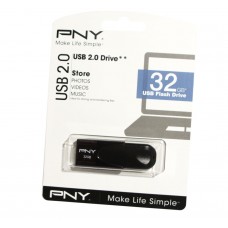USB Flash Drive 32Gb PNY Attache4 Black / FD32GATT4-EF