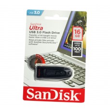 USB 3.0 Flash Drive 16Gb SanDisk Ultra, Black (SDCZ48-016G-U46)