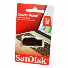 USB Flash Drive 32Gb SanDisk Cruzer Blade, Black (SDCZ50-032G-B35)