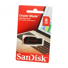 USB Flash Drive 8Gb SanDisk Cruzer Blade, Black-Red / SDCZ50-008G-B35