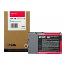 Картридж Epson T5433, Magenta, Stylus Pro 4000/4400/7600/9600, 110 мл, OEM (C13T543300)